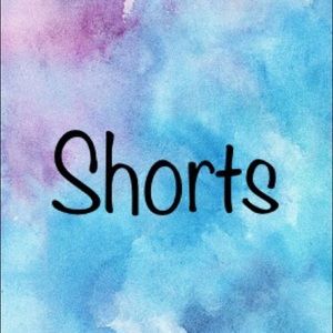 Shorts from various brands. Mostly size 4, 6 and 8